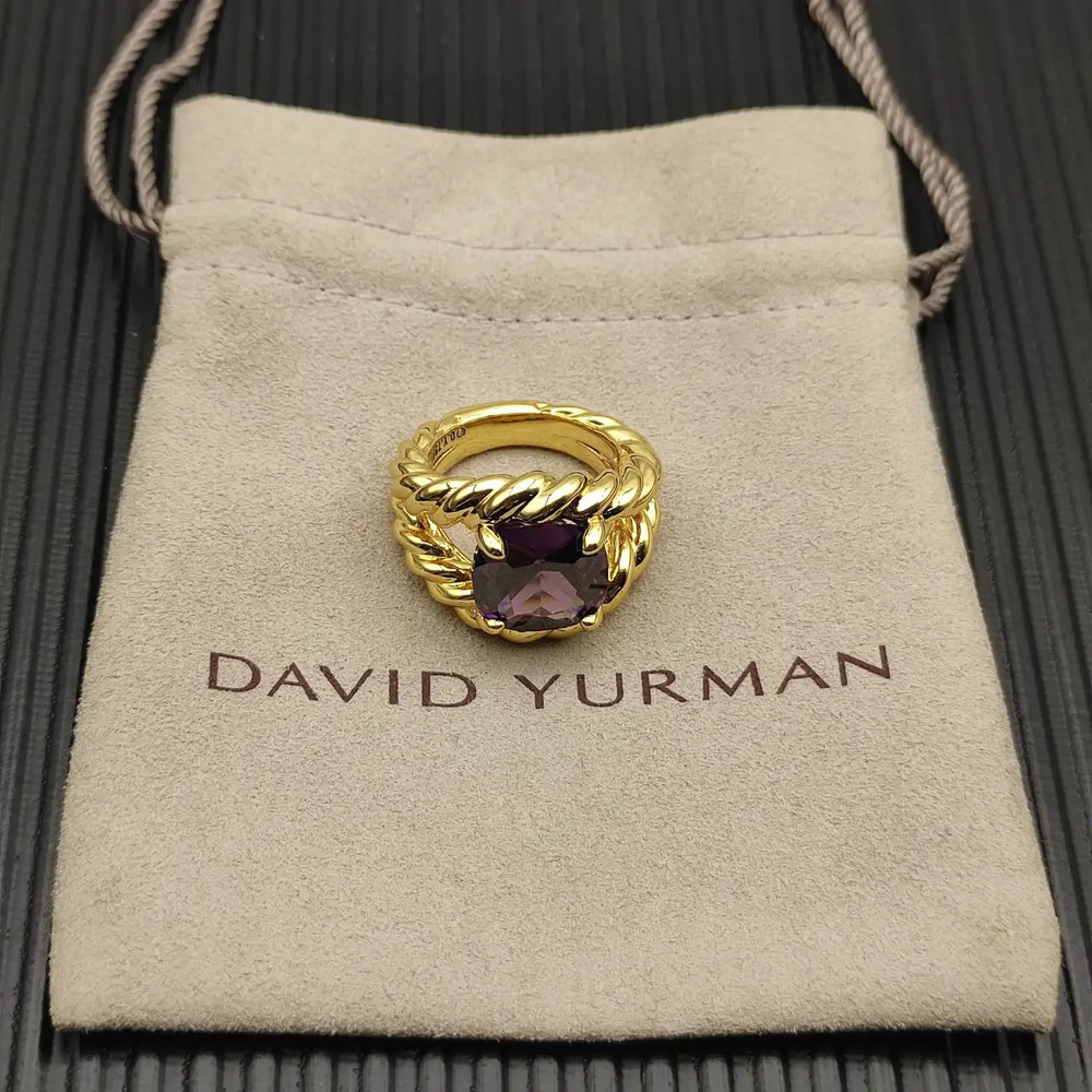 David Yurman Purple Diamond Ring